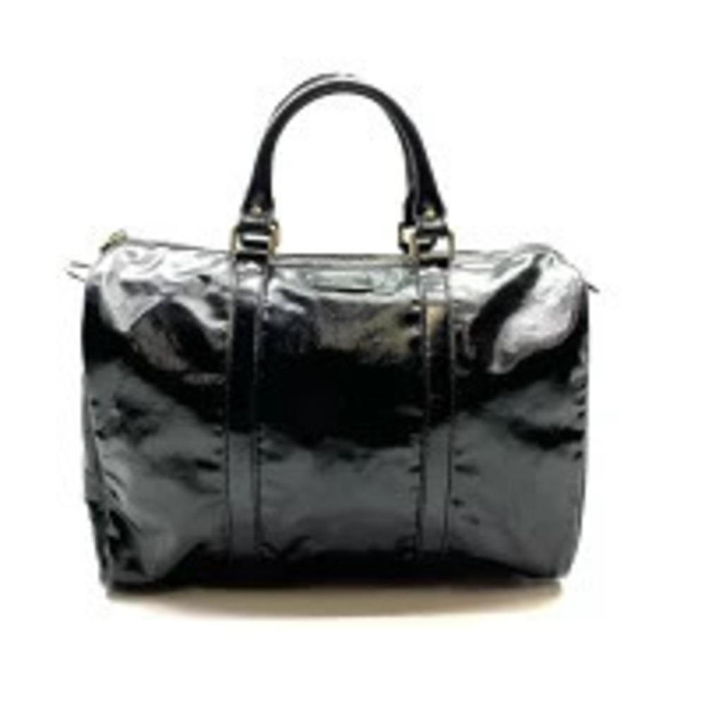 Gucci Boston bag rolled top handles Black